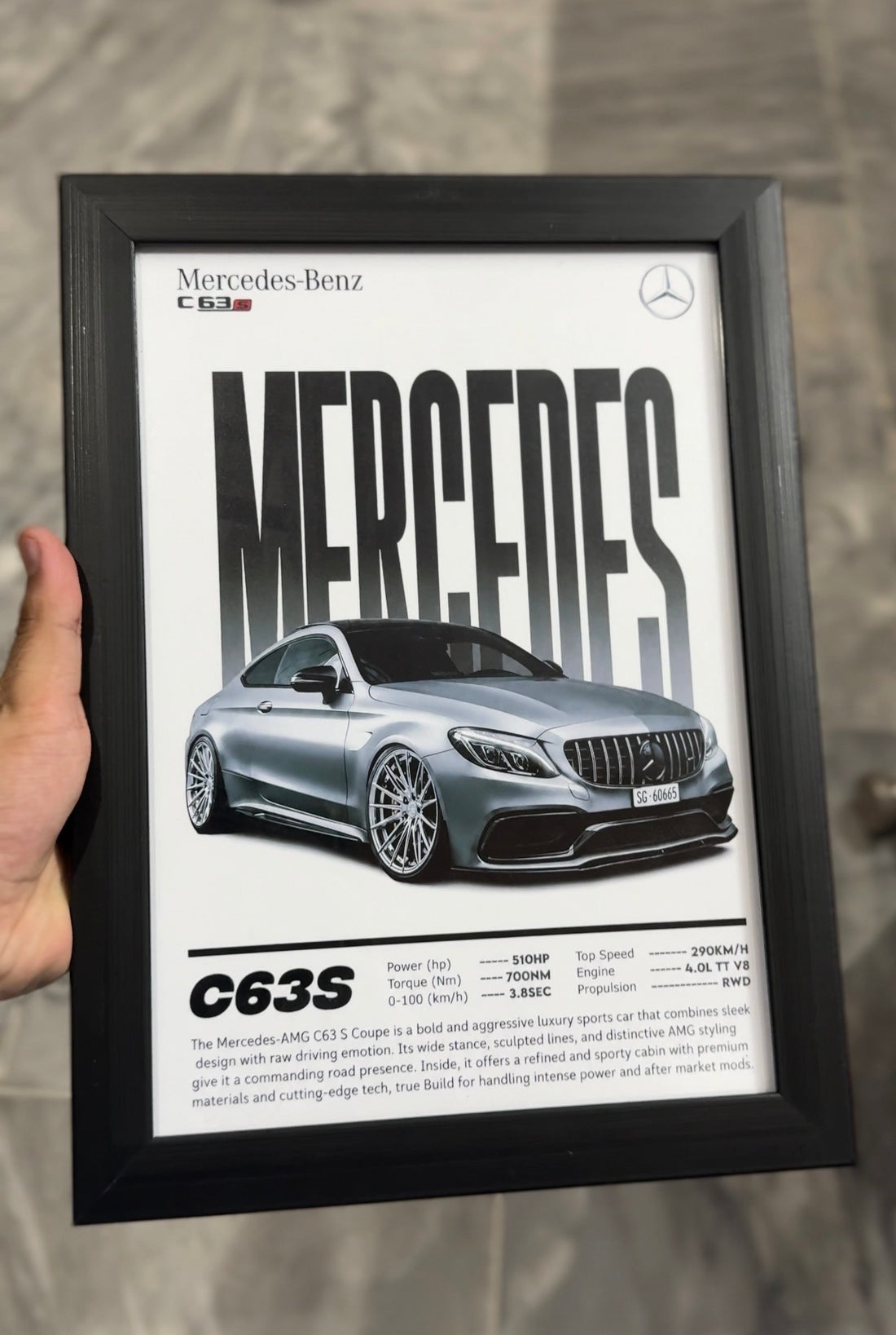 Mercedes C63S Frame