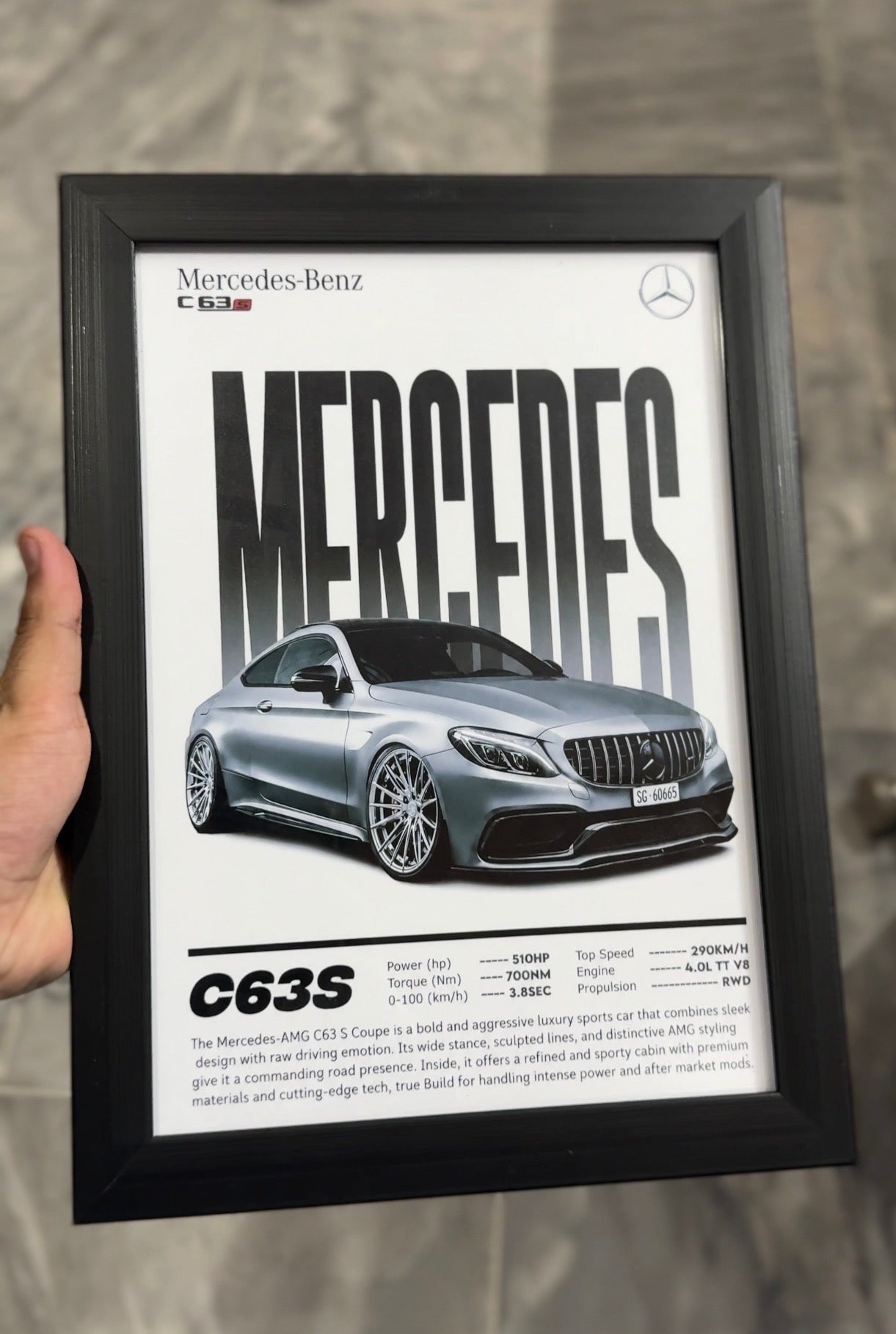 Mercedes C63S Frame