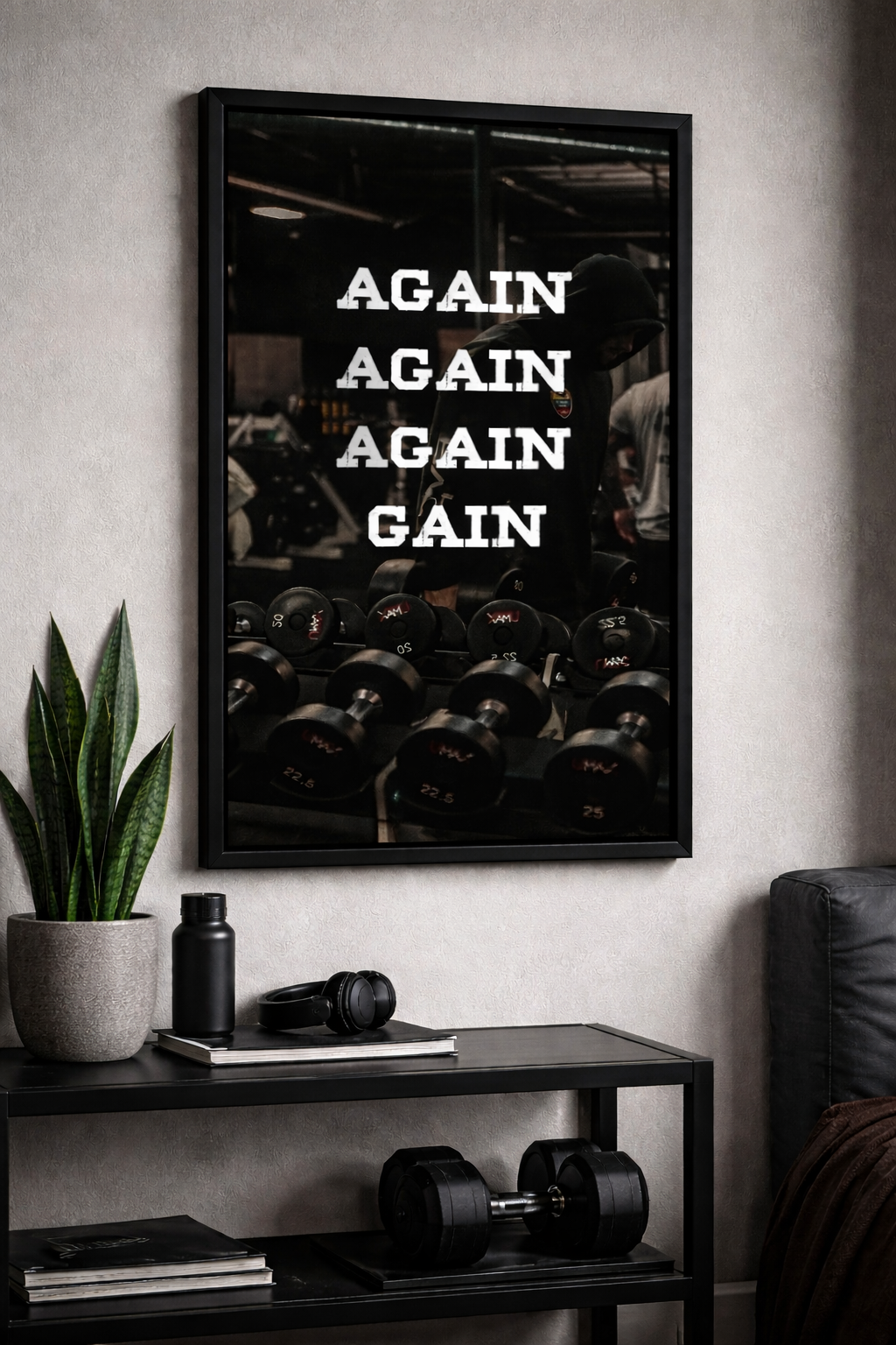 Powerful Gym-inspired Wall Art