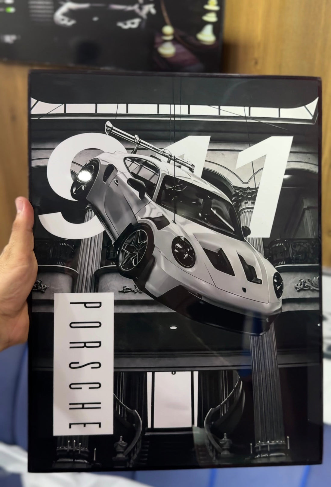Porsche 911 Turbo S & Mercedes C63s AMG 4K Wall Art – 3-Pack Borderless Frames