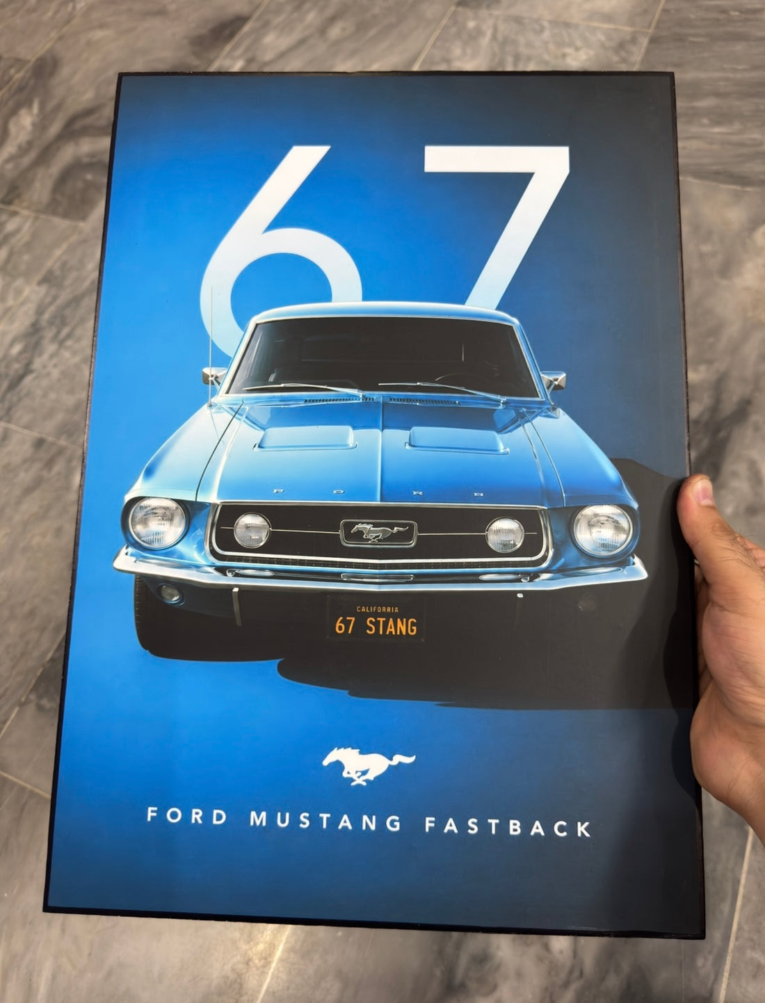 Shelby Mustang Trio Wall Art – 3‑Piece Premium Set borderless