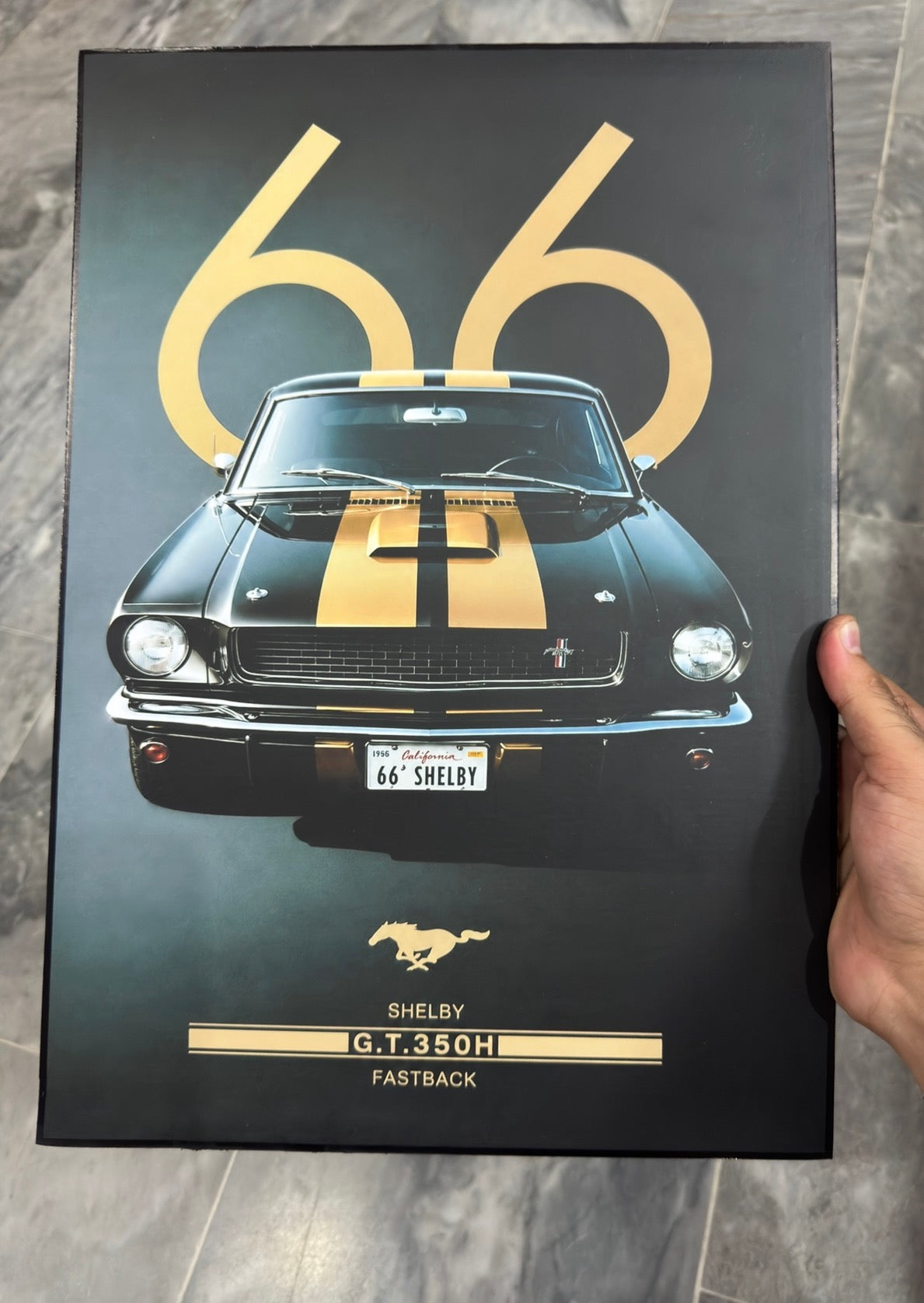 Shelby Mustang Trio Wall Art – 3‑Piece Premium Set borderless