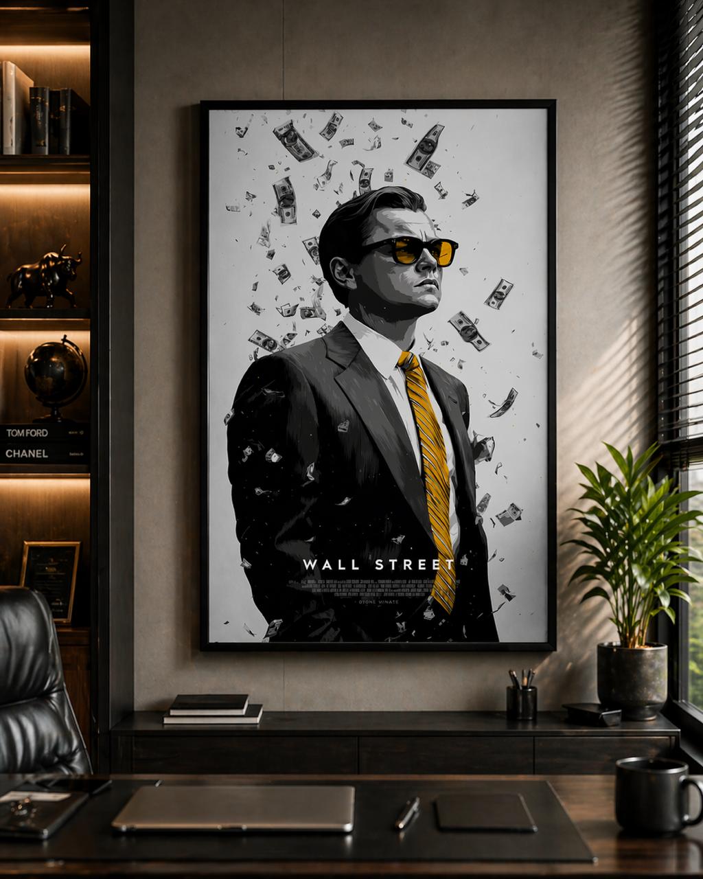 Wall Street Mindset Poster – Wealth & Success Aesthetic Wall Art | Hajat & Co