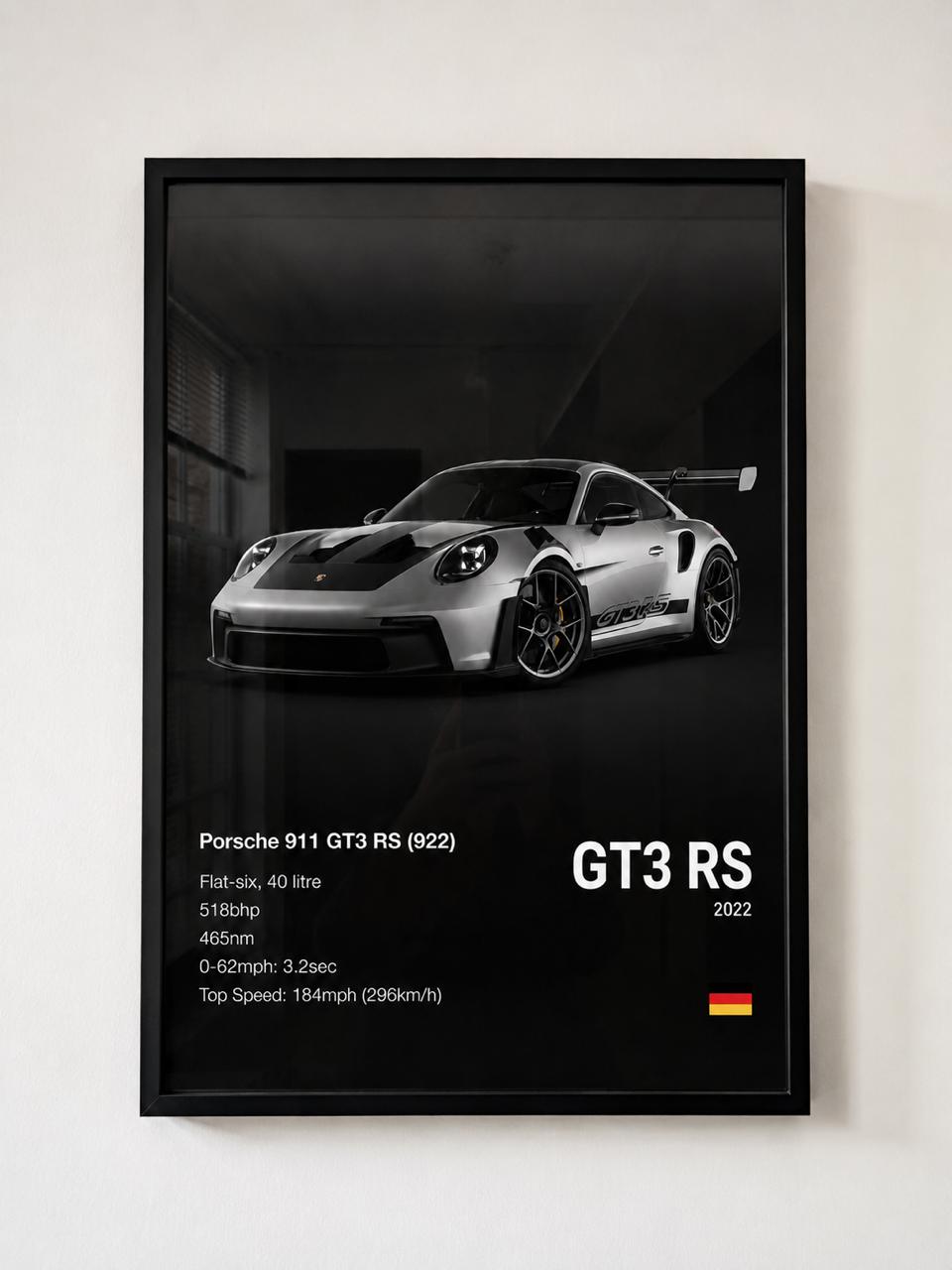 Porsche 911 GT3 RS Premium Framed Wall Art